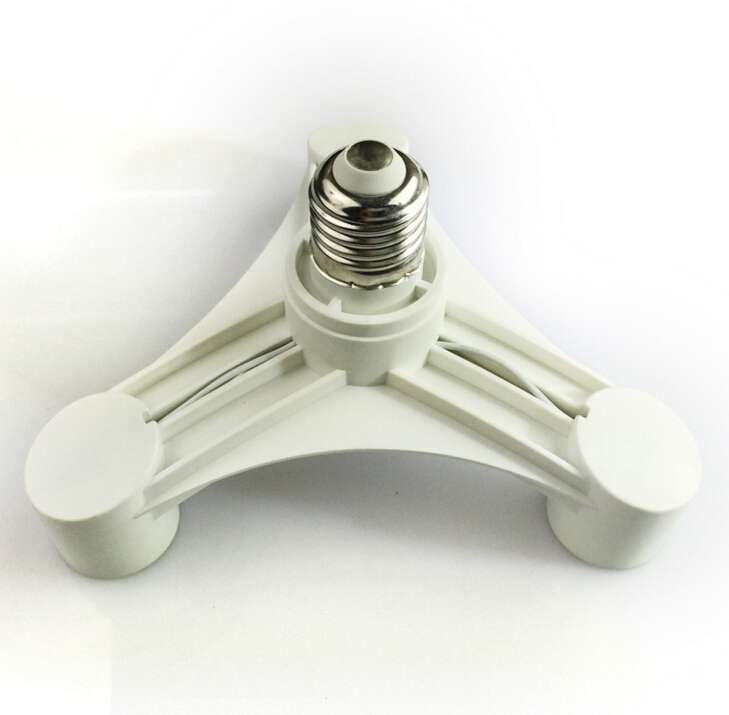 E27 to 3pcs E27 lamp holder