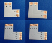 L shape connector board