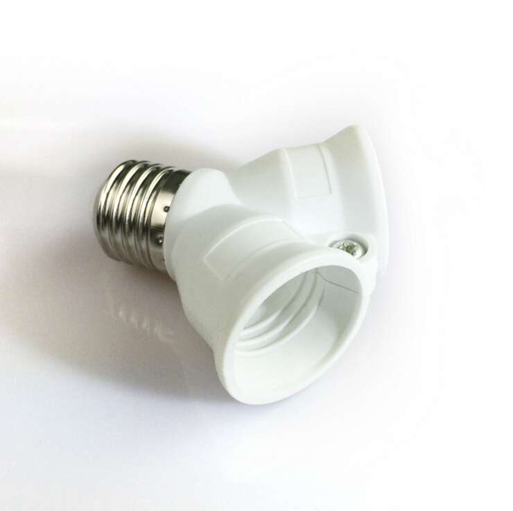 E27 to 2pcs E27 lamp holder