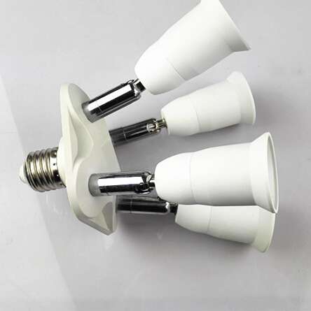 E27 to 4pcs E27 lamp holder